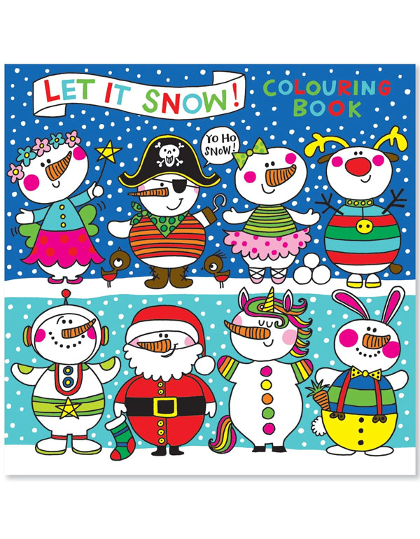 Cover: Square Colouring Book - Let It Snow