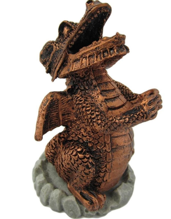 Cover: Red Dragon Incense Cone Holder