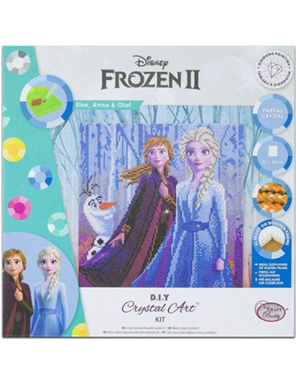 Cover: Crystal Art Kit - Elsa , Anna and Olaf