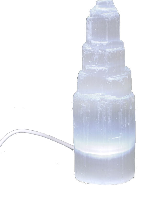 Led Selenite Mountain Lamp