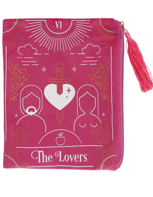 Cover: The Lovers Tarot Card Zippered Bag