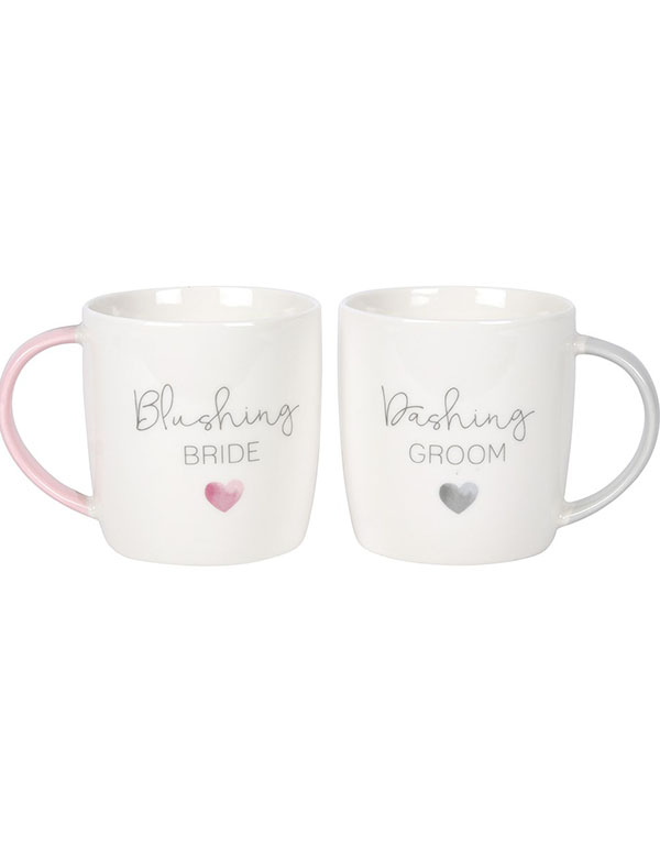 Cover: Blushing Bride Dashing Groom Ceramic Mug Set