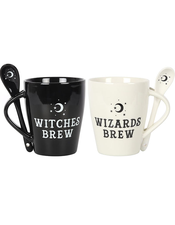 Cover: Witch And Wizard Couples Mug And Spoon Set
