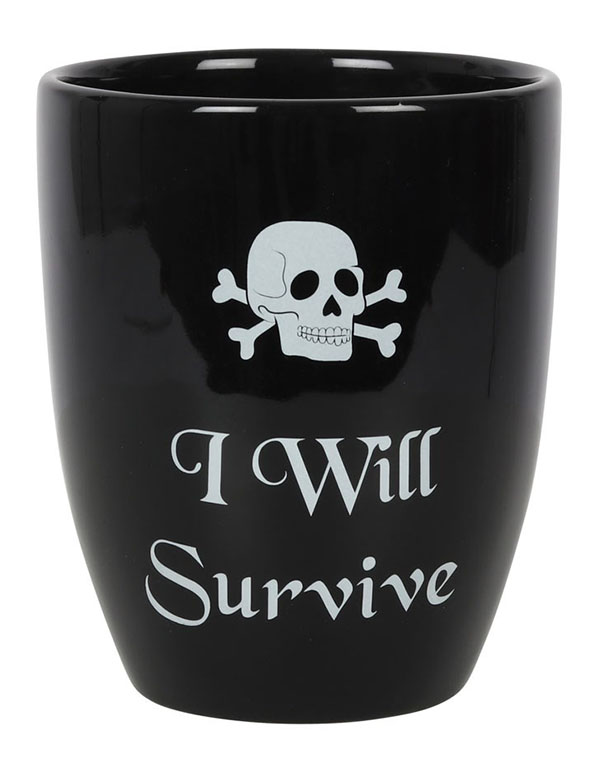 Cover: I Will Survive Gothic Plant Pot