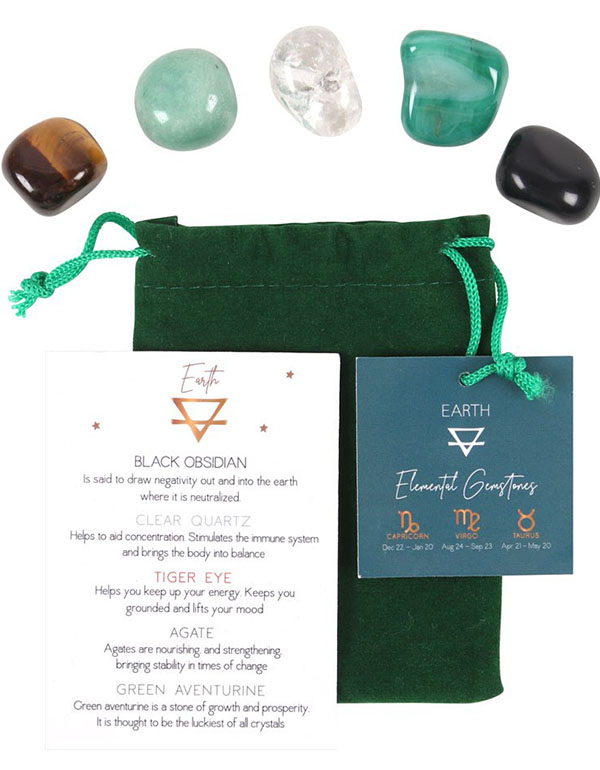 Cover: Earth Element Tumble Gemstone Set
