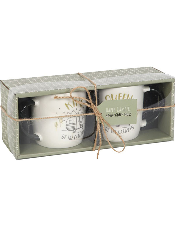 Cover: King And Queen Couples Caravan Mug Set