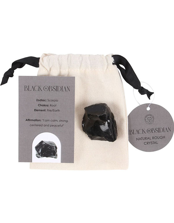 Cover: Black Obsidian Healing Rough Crystal