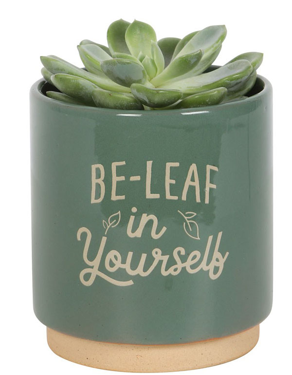 Cover: Green Be-Leaf In Yourself Plant Pot