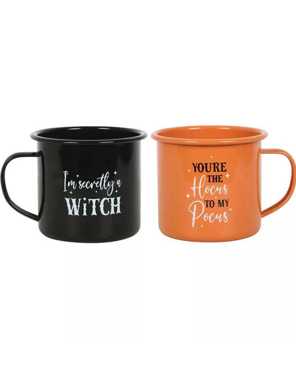 Cover: Set Of 2 Witchy Enamel Mugs
