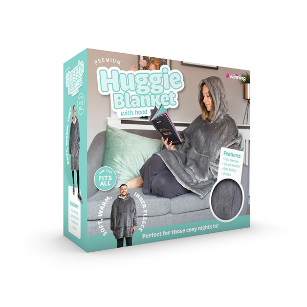 Huggie Blanket Grey