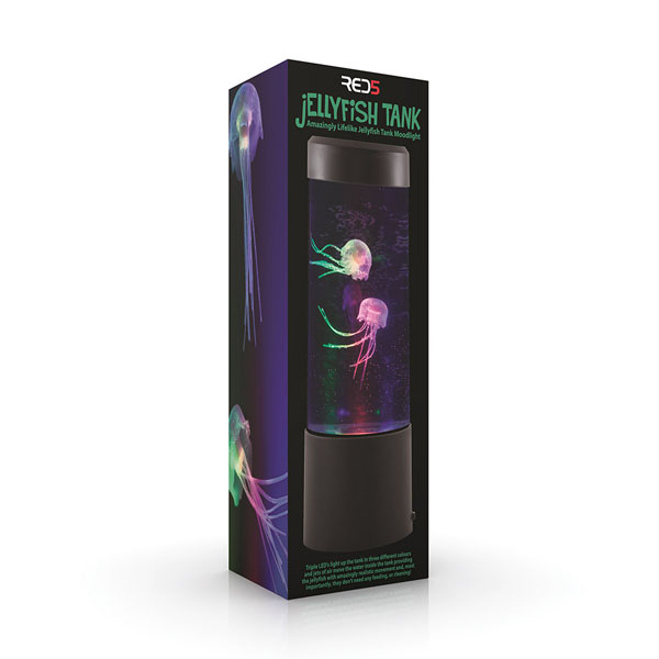 Round Jelly Fish Lamp Battery and USB