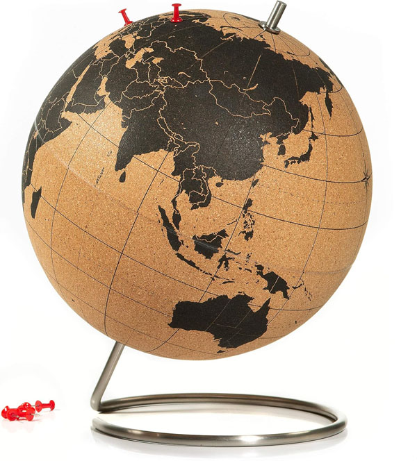 Large Cork Globe