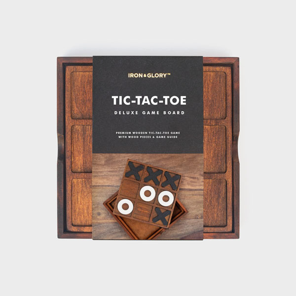 Tic-Tac-Toe - Wooden Noughts & Crosses