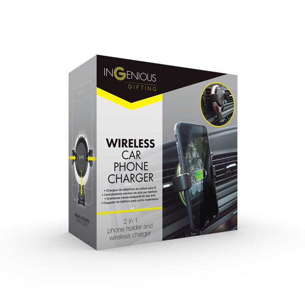 Cover: 5W Car Phone holder Wireless Charger