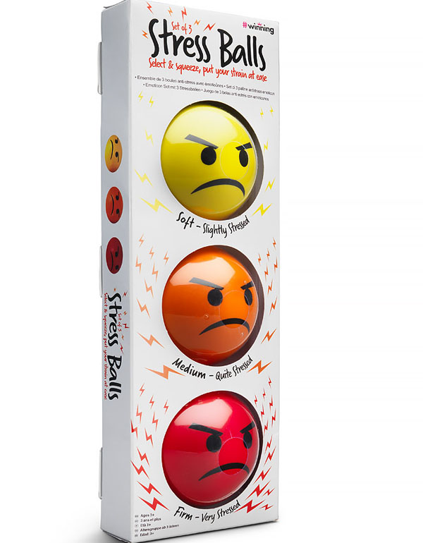 Cover: Emoticon Set of 3 Stress Balls