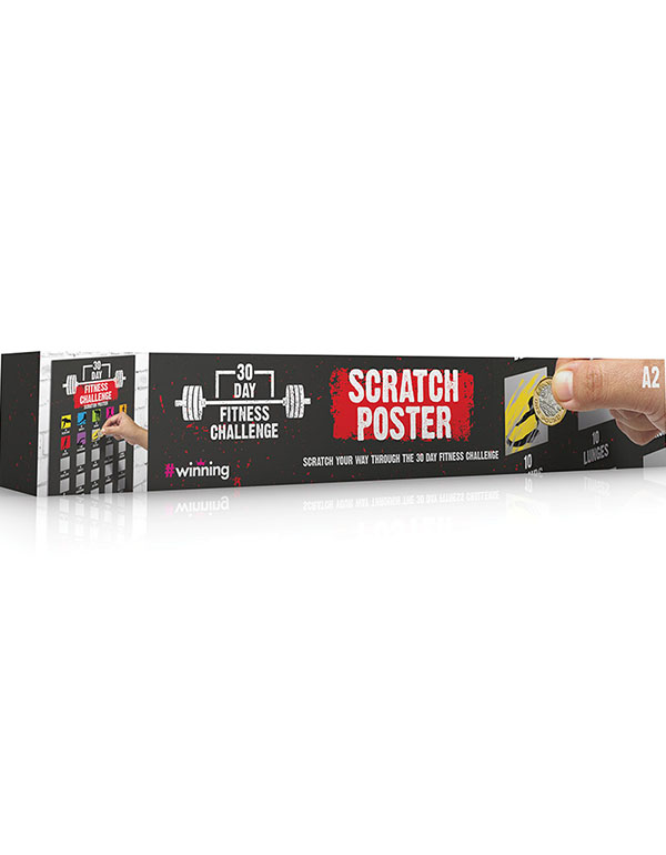 Cover: Scratch Poster - 100 Day Fitness Challenge