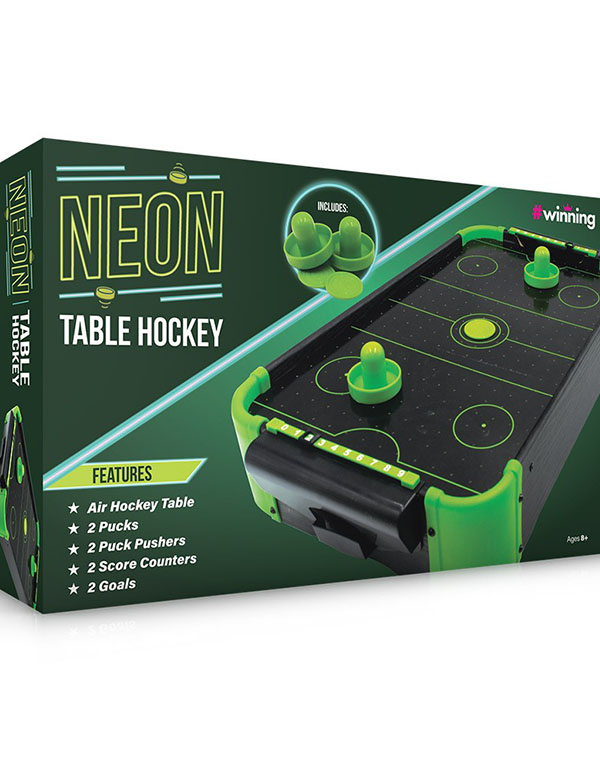 Neon Air Hockey