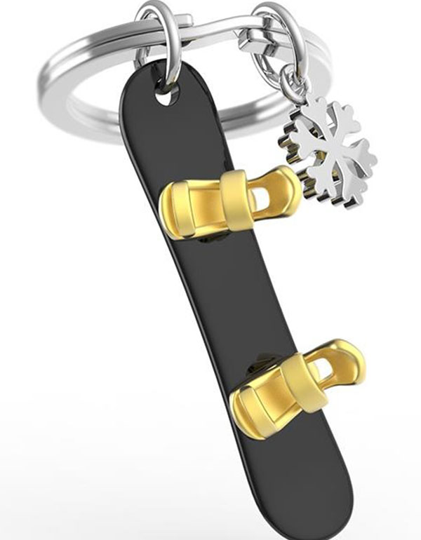 Cover: Metalmorphose - Snowflake Snowboard Keychain