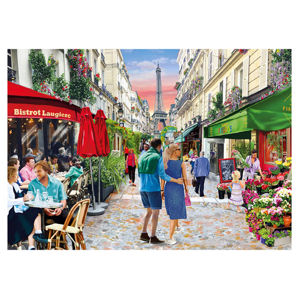 Cover: Wooden Puzzle: Paris Bistro XL 505pcs