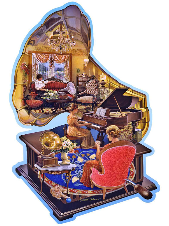Cover: Wooden Puzzle: Cozy Gramophone 250pcs
