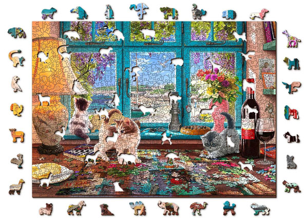 Cover: Wooden Puzzle: Puzzler's Desk XL 1010pcs