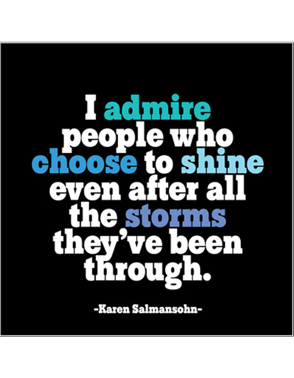 Quotable Magnets - "I admire people"