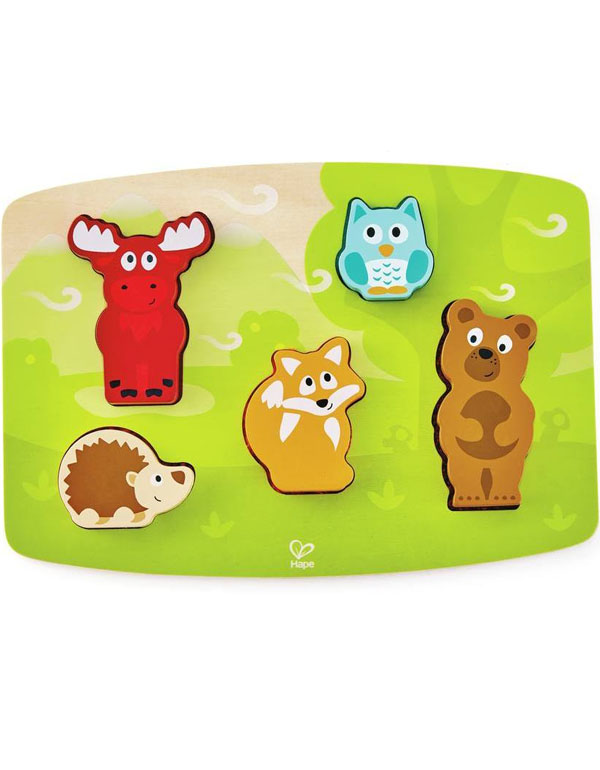 Hape Forest Animal Tacticle Puzzle
