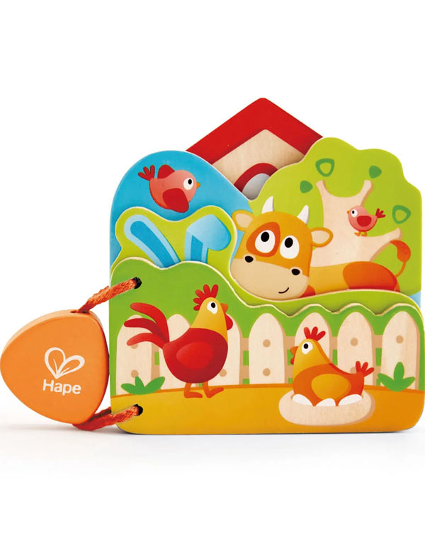 Hape Baby's Farm Animal Book