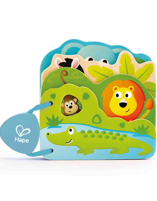 Hape Baby's Wild Animal Book
