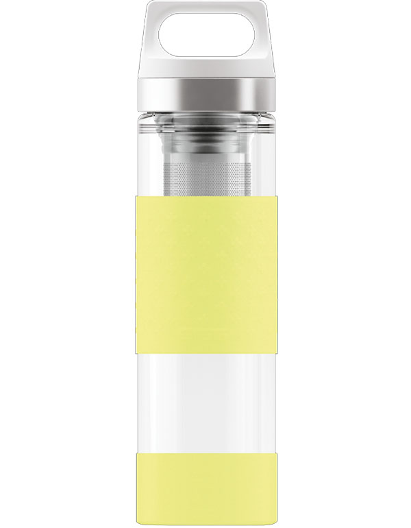 Cover: SIGG Thermo Flask Hot & Cold Glass Ultra Lemon Bottle 400ml