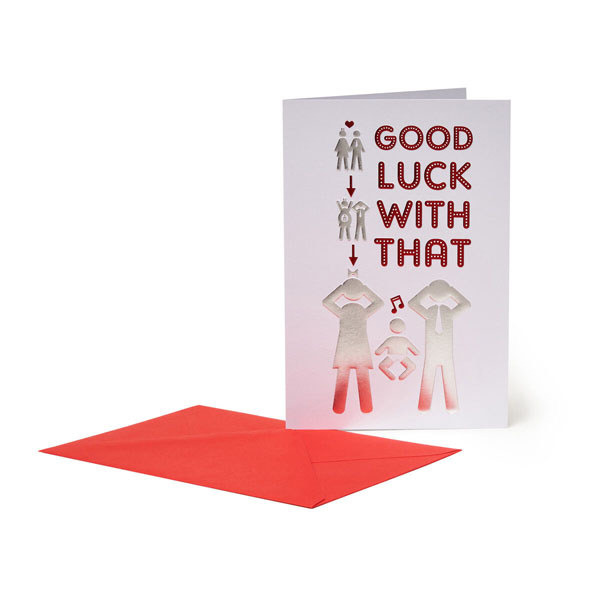 Legami "Good Luck with That" Greeting Card - Unusual Collection