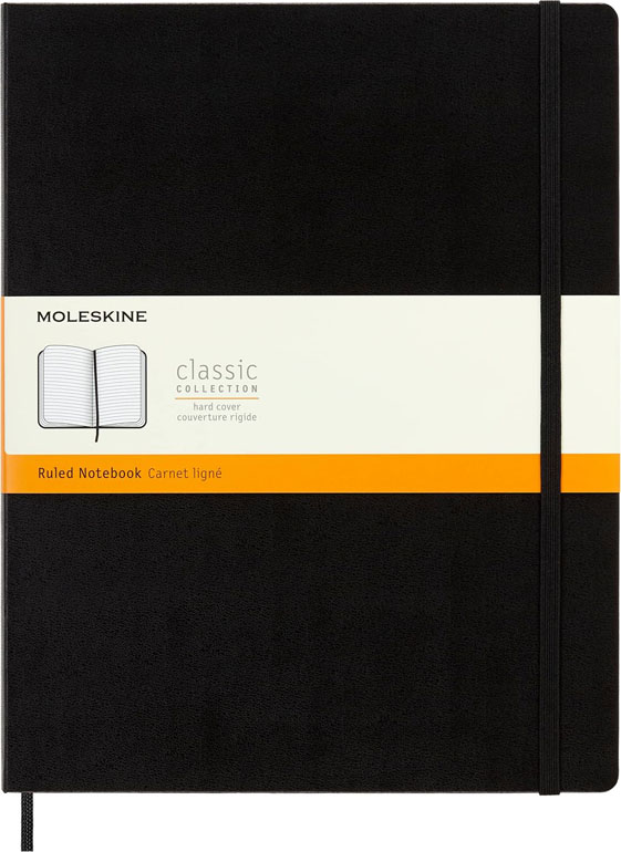 Cover: Moleskine Hardcover Ruled XXL Notebook