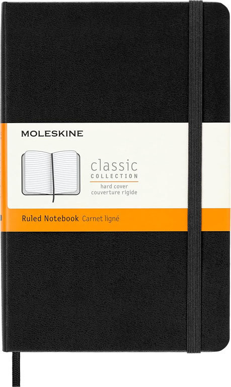 Cover: Moleskine Hardcover Ruled Notebook Medium