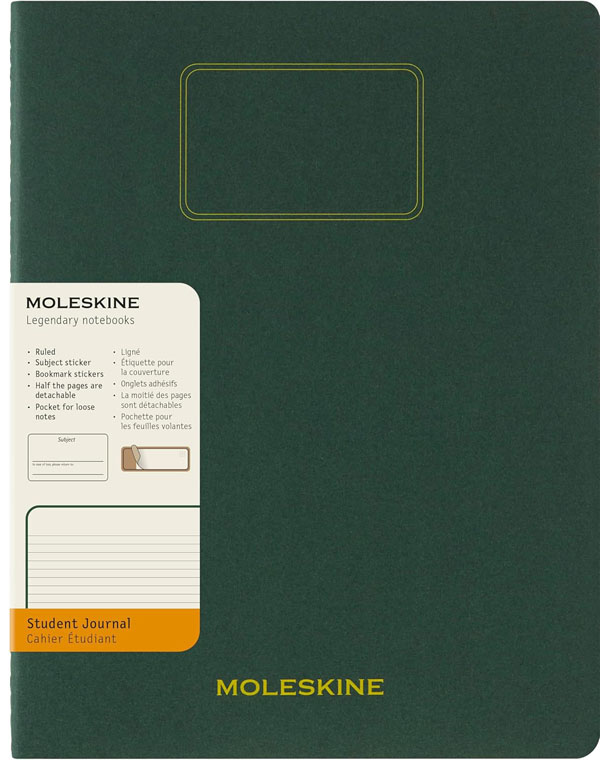 Cover: Moleskine Student Cahier Journal Green
