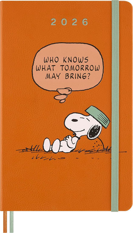 Moleskine Peanuts Weekly Planner 2026 12 Months Hardcover Large Snoopy