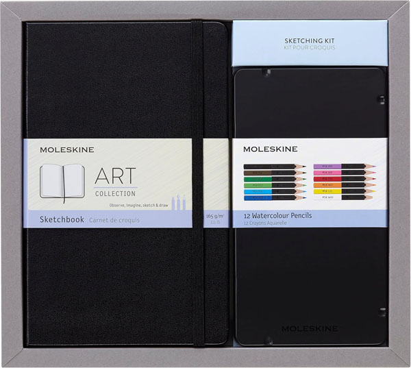 Moleskine Art Sketching Kit Bundle