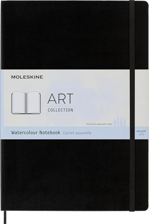 Cover: Moleskine Watercolor Art Notebook Large Black