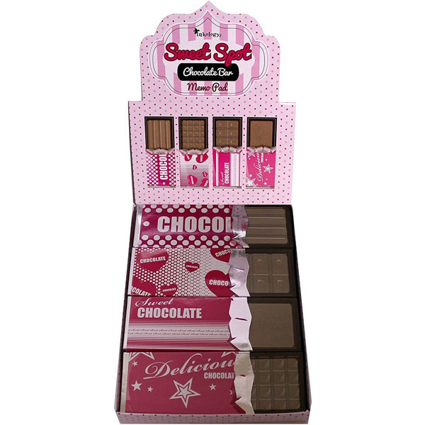 Cover: Inkology Sweet Spot Chocolate Bar Memo Note Pads