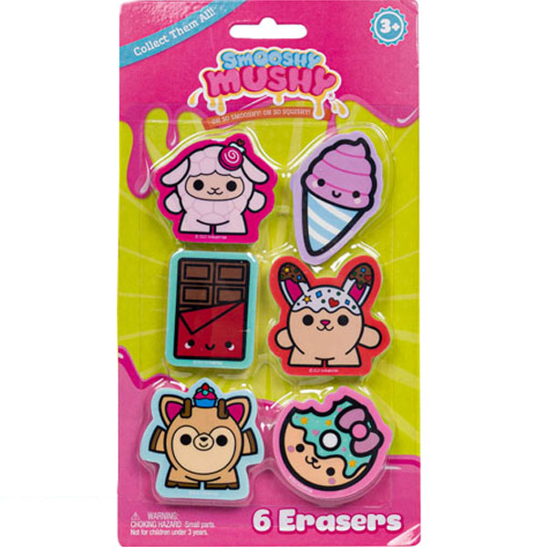 Cover: Smooshy Mushy 6 Piece Eraser