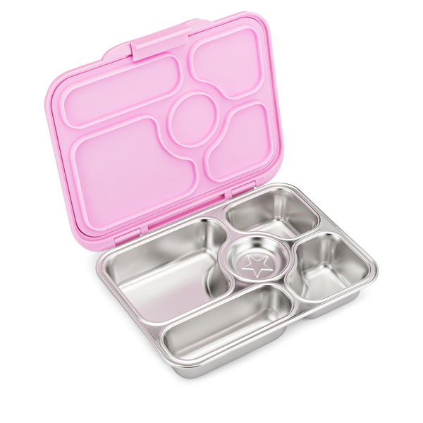 Yumbox Presto Stainless Steel Rose Pink Lunch Box