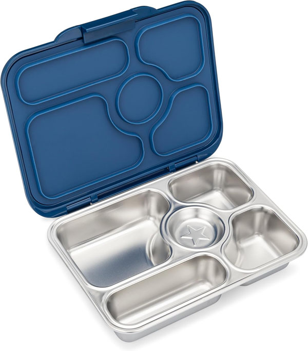 Yumbox Presto Stainless Steel Santa Fe Blue Lunch Box
