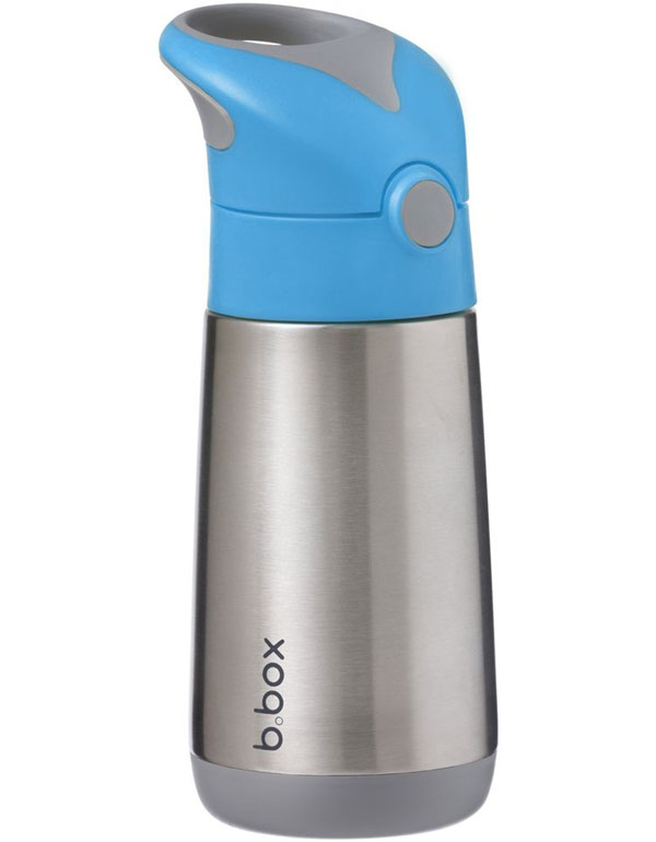 Cover: b.box Insulated Drink Bottle Blue Slate 350ml