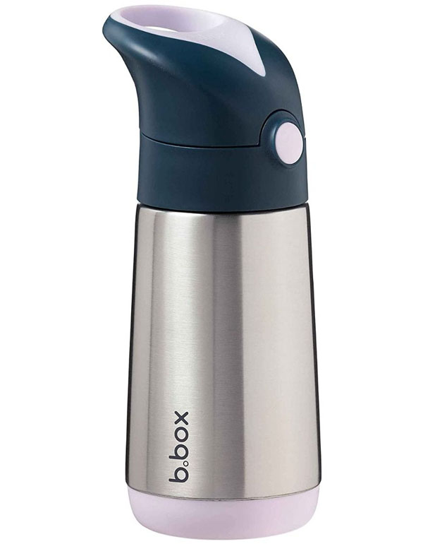 b.box Insulated Drink Bottle Indigo Rose 350ml