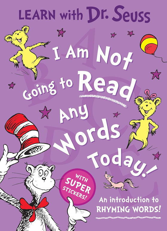 I Am Not Going To Read Any Words Today