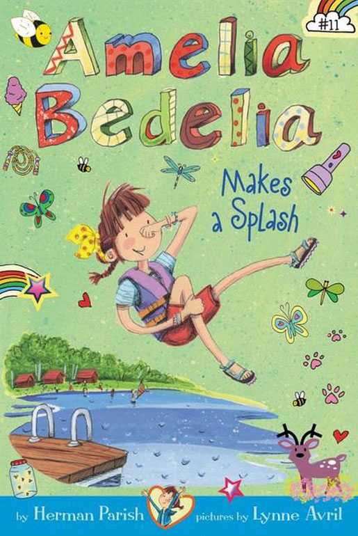 Cover: Amelia Bedelia Chapter Book #11: Amelia Bedelia Makes A Splash