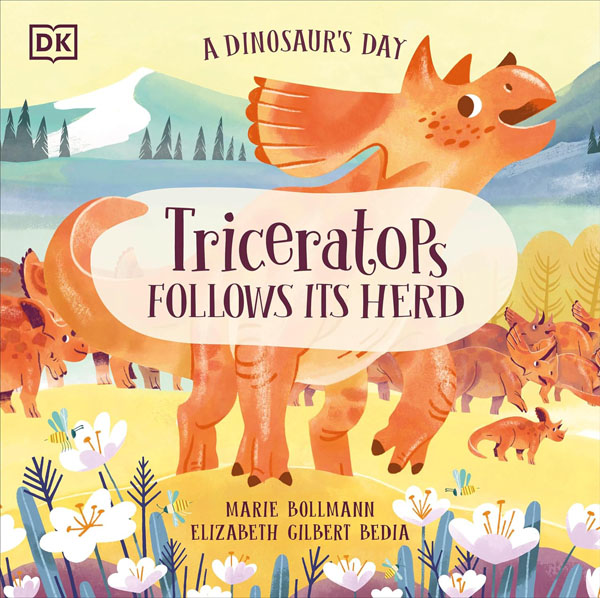 A Dinosaur'S Day: Triceratops Follows Its Herd