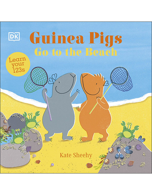 Cover: Guinea Pigs Go To The Beach: Learn Your 123S