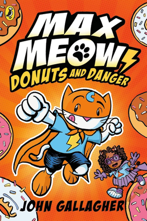Cover: Max Meow Book 2: Donuts and Danger