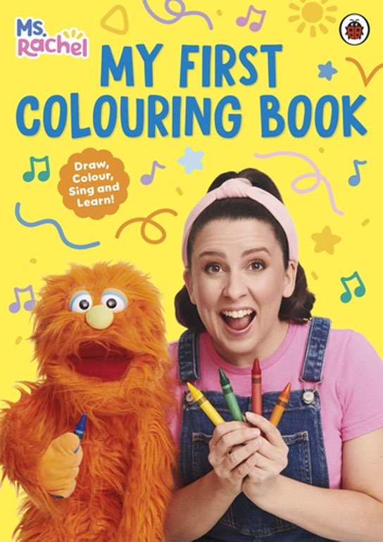 Cover: Ms Rachel: My First Colouring Book
