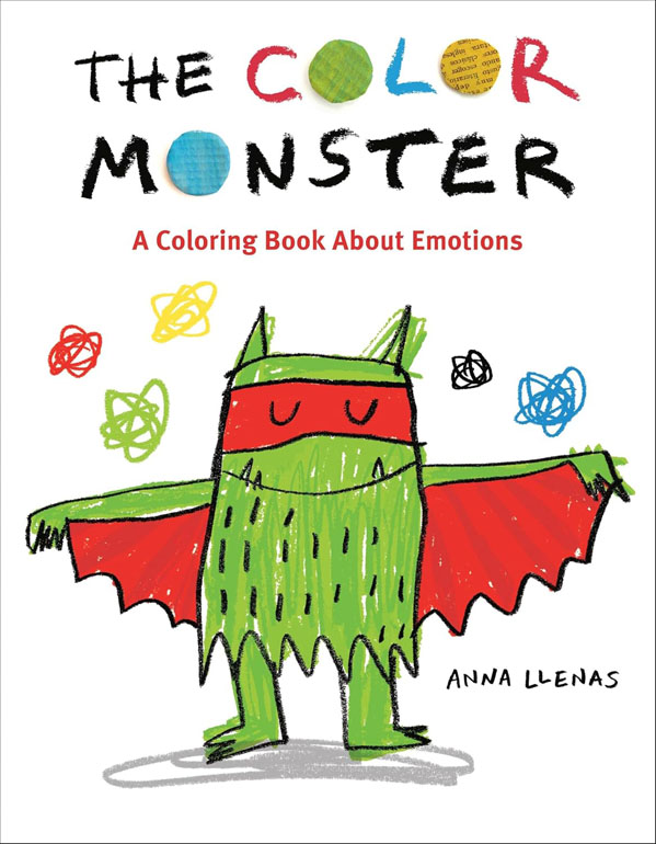 Cover: The Color Monster: A Coloring Book About Emotions
